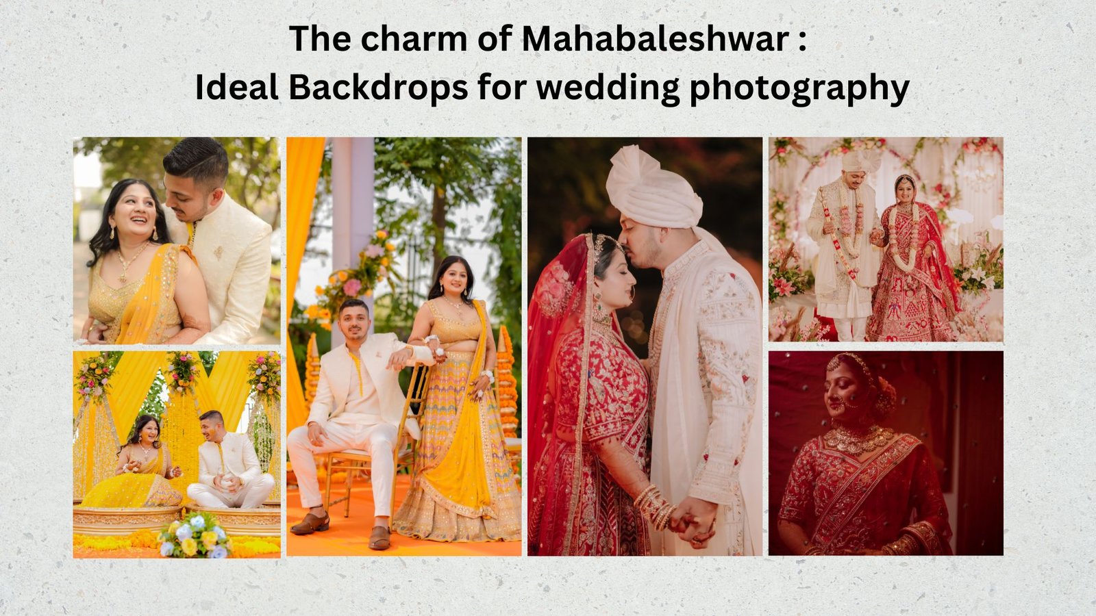 The Charm of Mahabaleshwar Wedding Photography Backdrops