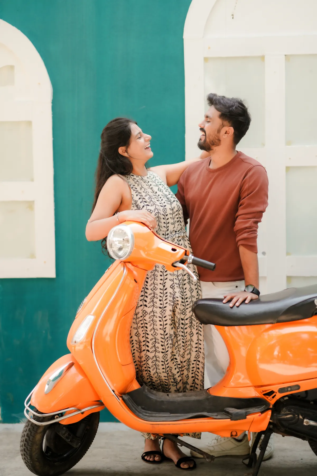 Fun joyful and playful pre wedding photo shoot