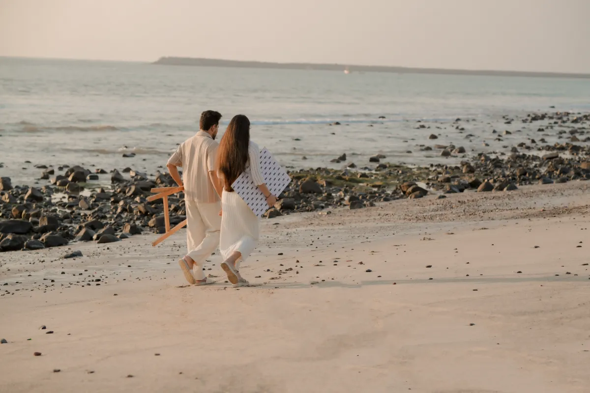 Passion based pre wedding photo shoot showing hobbies