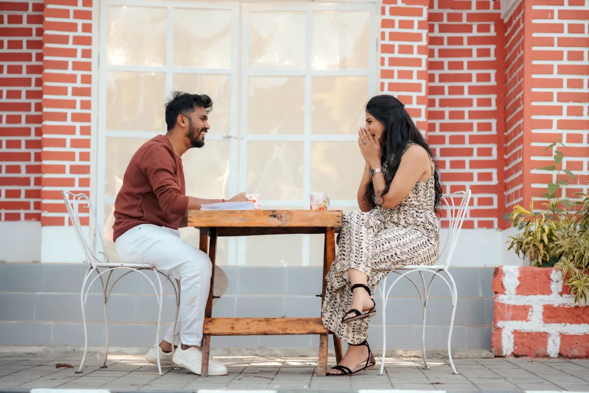 Emotional surprise moments pre wedding shoot