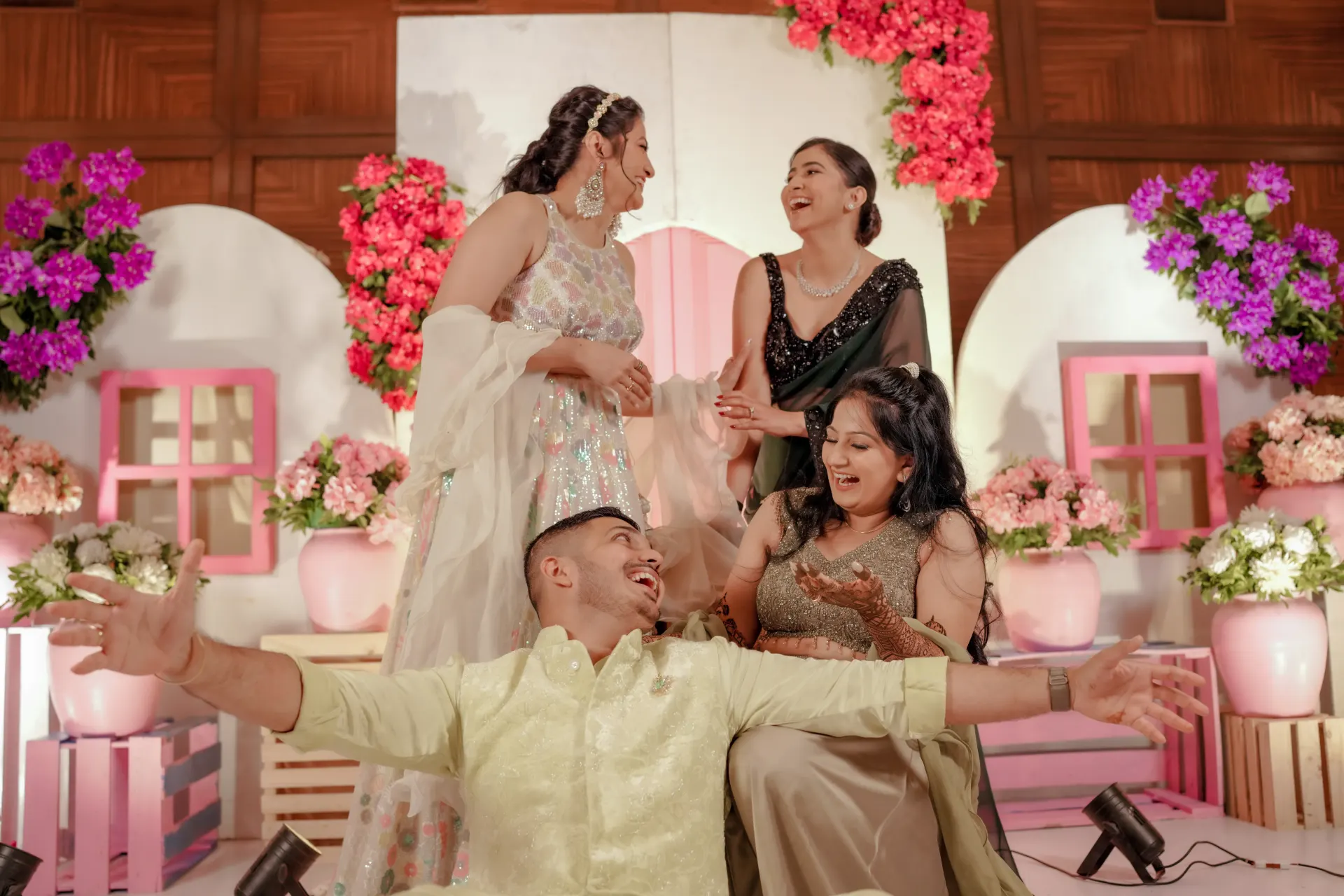 Forest and hillside destination wedding Pune