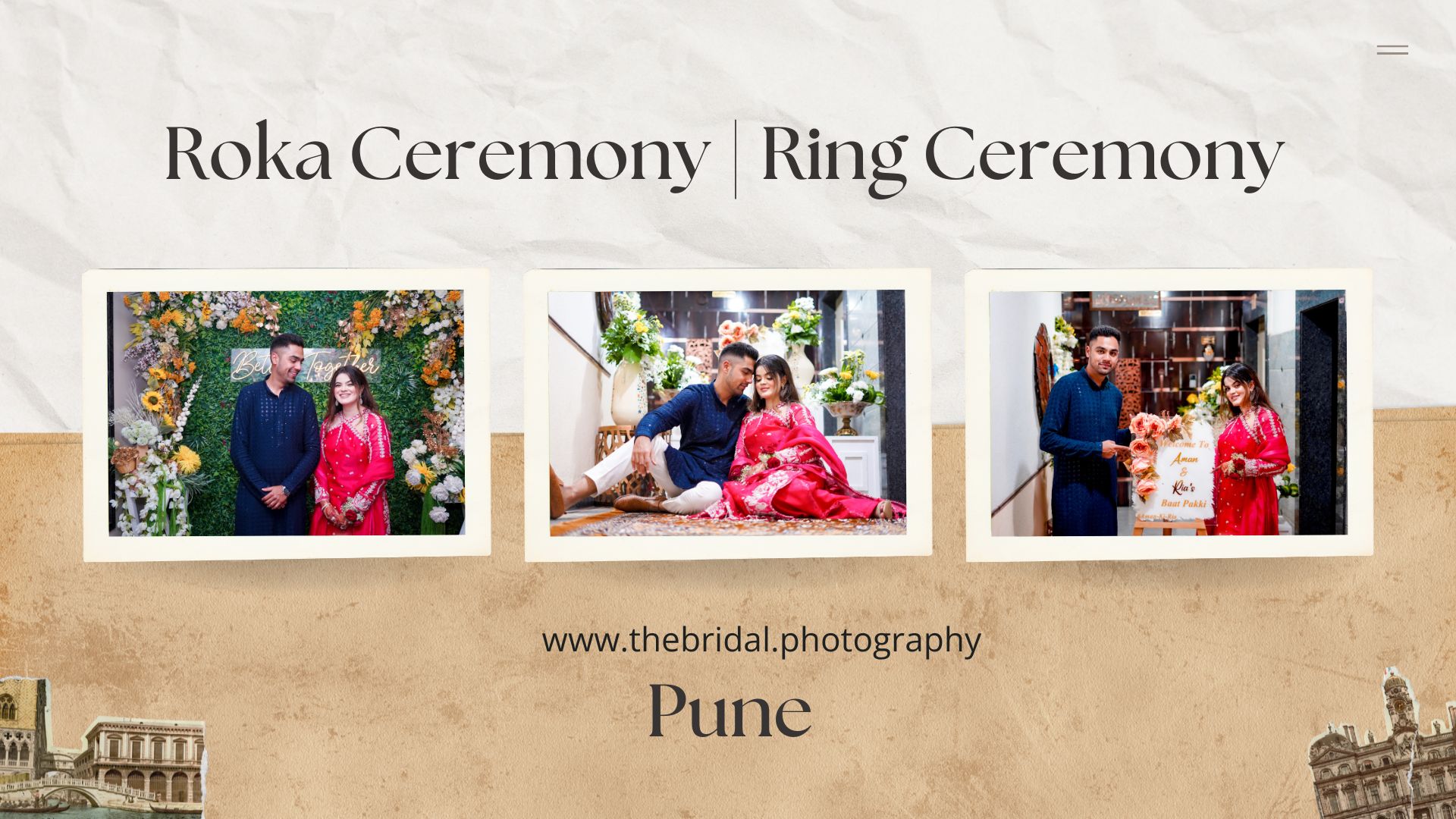 Roka Ceremony shoot | Ring ceremony shoot in Pune